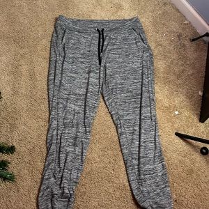 Grey/black Calvin Klein sweatpants